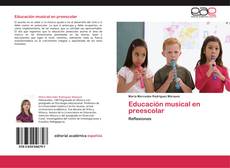 Buchcover von Educación musical en preescolar