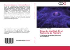Bookcover of Solución analítica de un Problema de Riemann