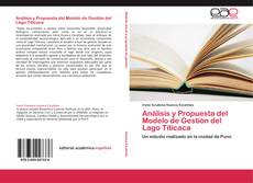 Bookcover of Análisis y Propuesta del Modelo de Gestión del Lago Titicaca
