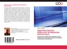 Buchcover von Algoritmo para la Detección de Baldosas Defectuosas