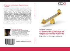 Capa do livro de El Servicio Estadístico en Organizaciones Públicas 