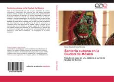 Portada del libro de Santería cubana en la Ciudad de México