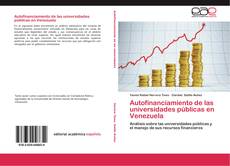 Bookcover of Autofinanciamiento de las universidades públicas en Venezuela