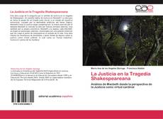 La Justicia en la Tragedia Shakespeareana kitap kapağı