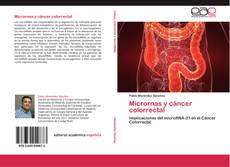 Capa do livro de Micrornas y cáncer colorrectal 