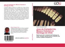Buchcover von Jose de Campderrós. Músico Colonial en Santiago de Chile