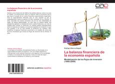 Buchcover von La balanza financiera de la economía española