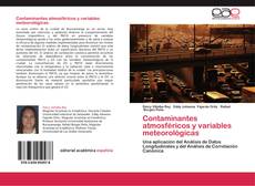 Buchcover von Contaminantes atmosféricos y variables meteorológicas
