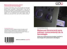 Обложка Balanced Scorecard para extraer conocimiento de la tecnología