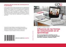 Portada del libro de Influencia de las formas de comunicación en el aprendizaje