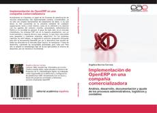 Capa do livro de Implementación de OpenERP en una compañía comercializadora 