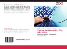 Capa do livro de Evaluación de un sitio Web educativo 