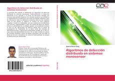 Portada del libro de Algoritmos de detección distribuida en sistemas monosensor