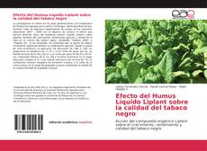 Portada del libro de Efecto del Humus Líquido Liplant sobre la calidad del tabaco negro