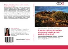 Bookcover of Efectos del estrés salino en cuatro especies de Atriplex (zampa)