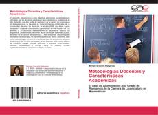Portada del libro de Metodologías Docentes y Características Académicas