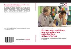 Capa do livro de Errores matemáticos que cometen los estudiantes universitarios 