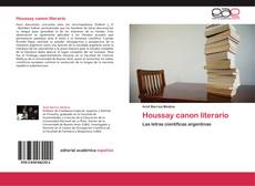 Capa do livro de Houssay canon literario 