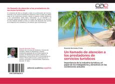 Bookcover of Un llamado de atención a los prestadores de servicios turísticos
