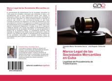 Couverture de Marco Legal de las Sociedades Mercantiles en Cuba