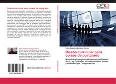 Bookcover of Diseño curricular para cursos de postgrado