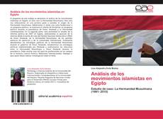 Portada del libro de Análisis de los movimientos islamistas en Egipto