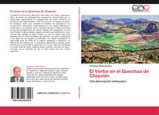 Capa do livro de El Verbo en el Quechua de Chiquián 