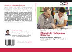 Обложка Glosario de Pedagogía y Didáctica