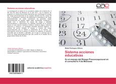 Bookcover of Sistema acciones educativas
