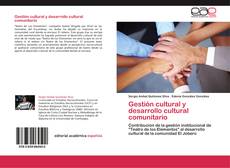 Buchcover von Gestión cultural y desarrollo cultural comunitario