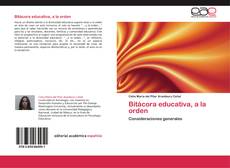 Capa do livro de Bitácora educativa, a la orden 