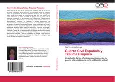 Обложка Guerra Civil Española y Trauma Psíquico