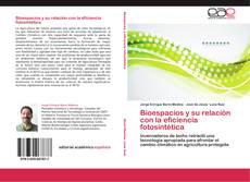 Buchcover von Bioespacios y su relación con la eficiencia fotosintética