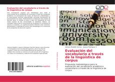 Portada del libro de Evaluación del vocabulario a través de la lingüística de corpus