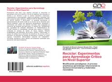 Reciclar: Experimentos para Aprendizaje Crítico en Nivel Superior kitap kapağı