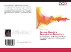 Acceso Abierto y Repositorios Temáticos kitap kapağı