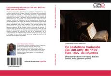 Portada del libro de En castellano traducido (ss. XIII-XIV): MS 1192 Bibl. Univ. de Coimbra