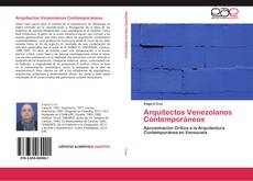Portada del libro de Arquitectos Venezolanos Contemporáneos