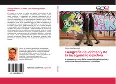 Capa do livro de Geografía del crimen y de la inseguridad delictiva 