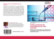 Bookcover of Cultivo primario de osteoblastos de rata neonata