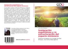 Bookcover of Inmigración espontánea y re estructuración del espacio misionero
