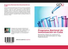 Programa Nacional de Inmunización en Cuba kitap kapağı