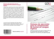 Buchcover von Sistema de ejercicios para la comprensión de textos en Lengua Inglesa