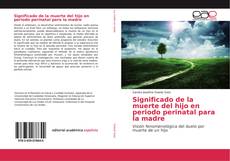 Bookcover of Significado de la muerte del hijo en periodo perinatal para la madre