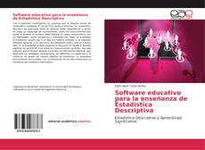 Software educativo para la enseñanza de Estadística Descriptiva的封面