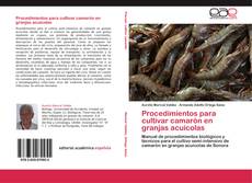 Buchcover von Procedimientos para cultivar camarón en granjas acuícolas