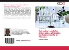 Portada del libro de Extractos vegetales antisépticos utilizados tradicionalmente en Panamá