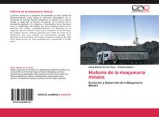 Buchcover von Historia de la maquinaria minera