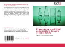 Buchcover von Evaluación de la actividad antimicrobiana de aceite esencial de lima