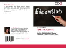 Capa do livro de Política Educativa 